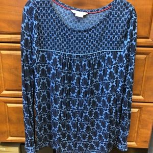 Boden tulip print top Sz 10 US